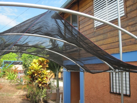HDPE κάλυψη υφασμάτων σκιάς για τις εγκαταστάσεις